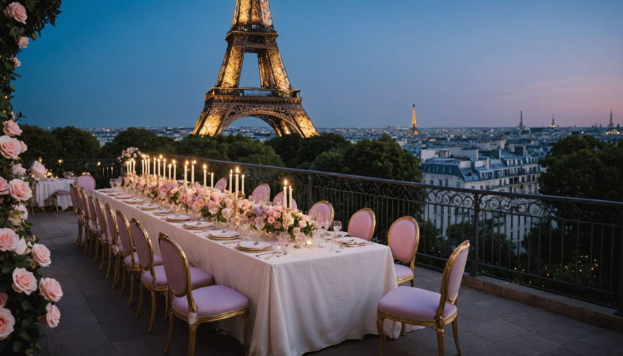Réception de mariage avec vue sur la tour eiffel : comment faire
